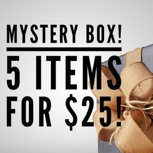 Mystery box 5 items for $25